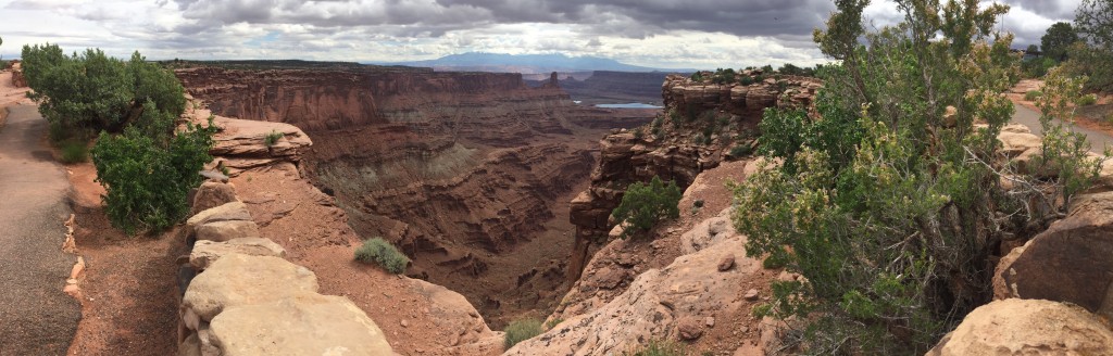 Group mountain bike ride at Dead Horse Point State Park. Great trails for all levels of riders. 